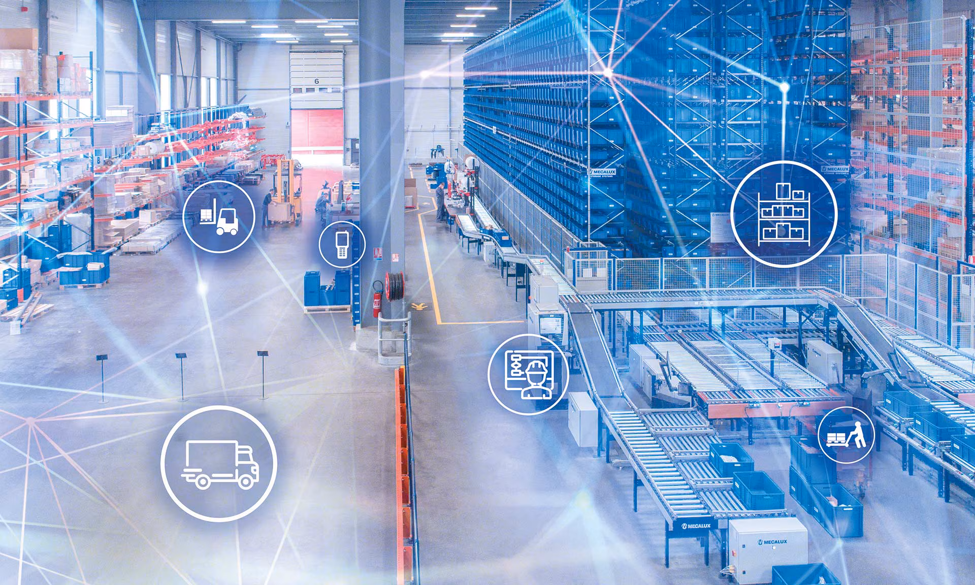 Warehouse zones and processes